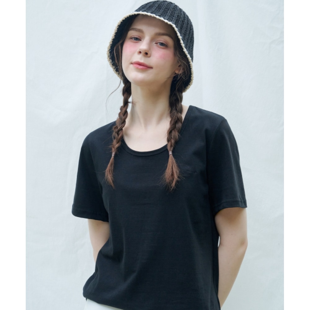 LOSSYROW エンジャイムロッシー Uネックブラック