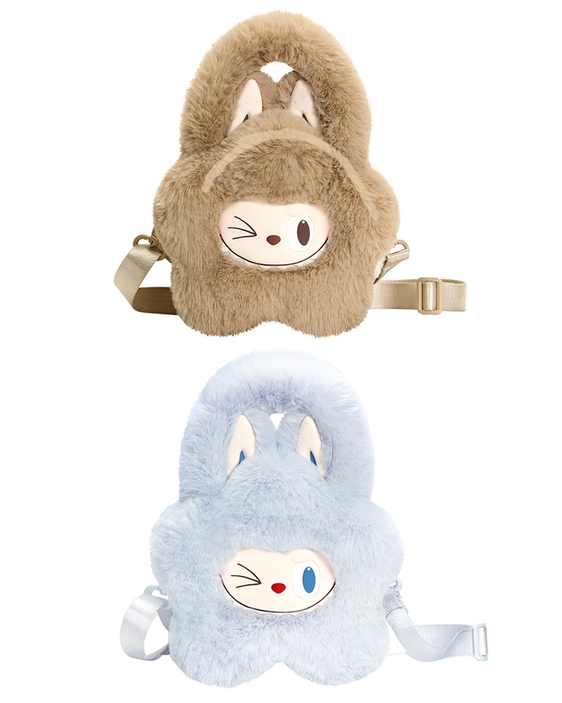 公式正規品POP MART LABUBU THE MONSTERS Plush Flower Bag バッグミニショルダーバッグ レディース 斜めがけ ポーチ サブバッグクロスボディバッグ