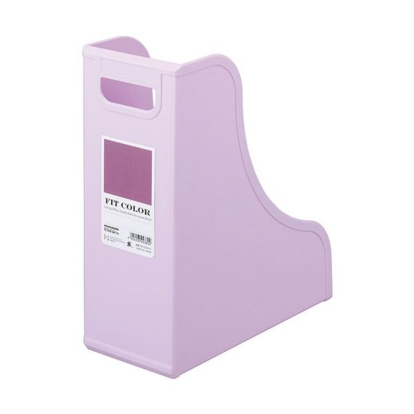 (まとめ) ナカバヤシ フィットカラーファイルスタンド A4 背幅119mm ピンク FB-FCE6E-PI 1個 (×20セット)