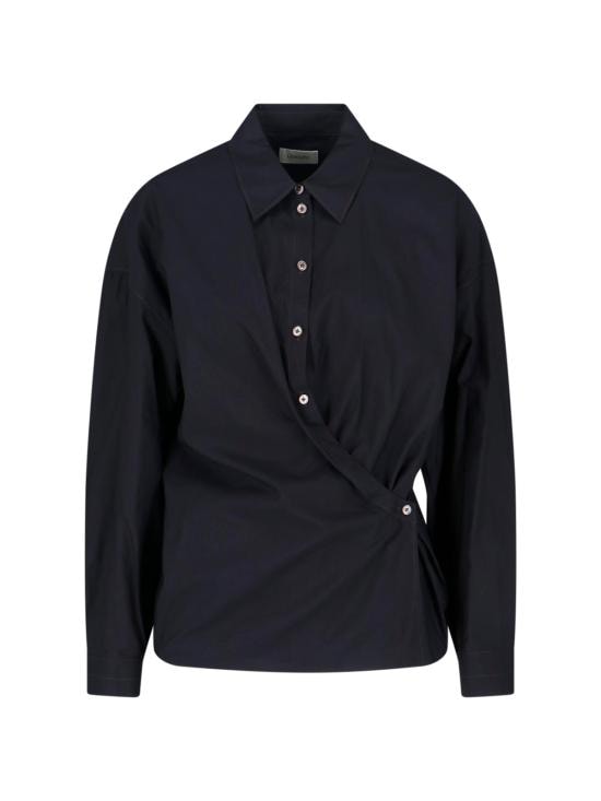 LEMAIRE Women Shirts SH1141 LF1500 BK998 Black