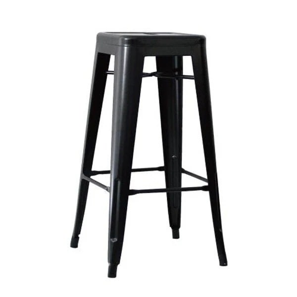 カウンターチェア マリンハイスツール おしゃれ USネイビー 完成品 椅子 チェア バースツール バーチェア ブラック いす イス 座面高76cm