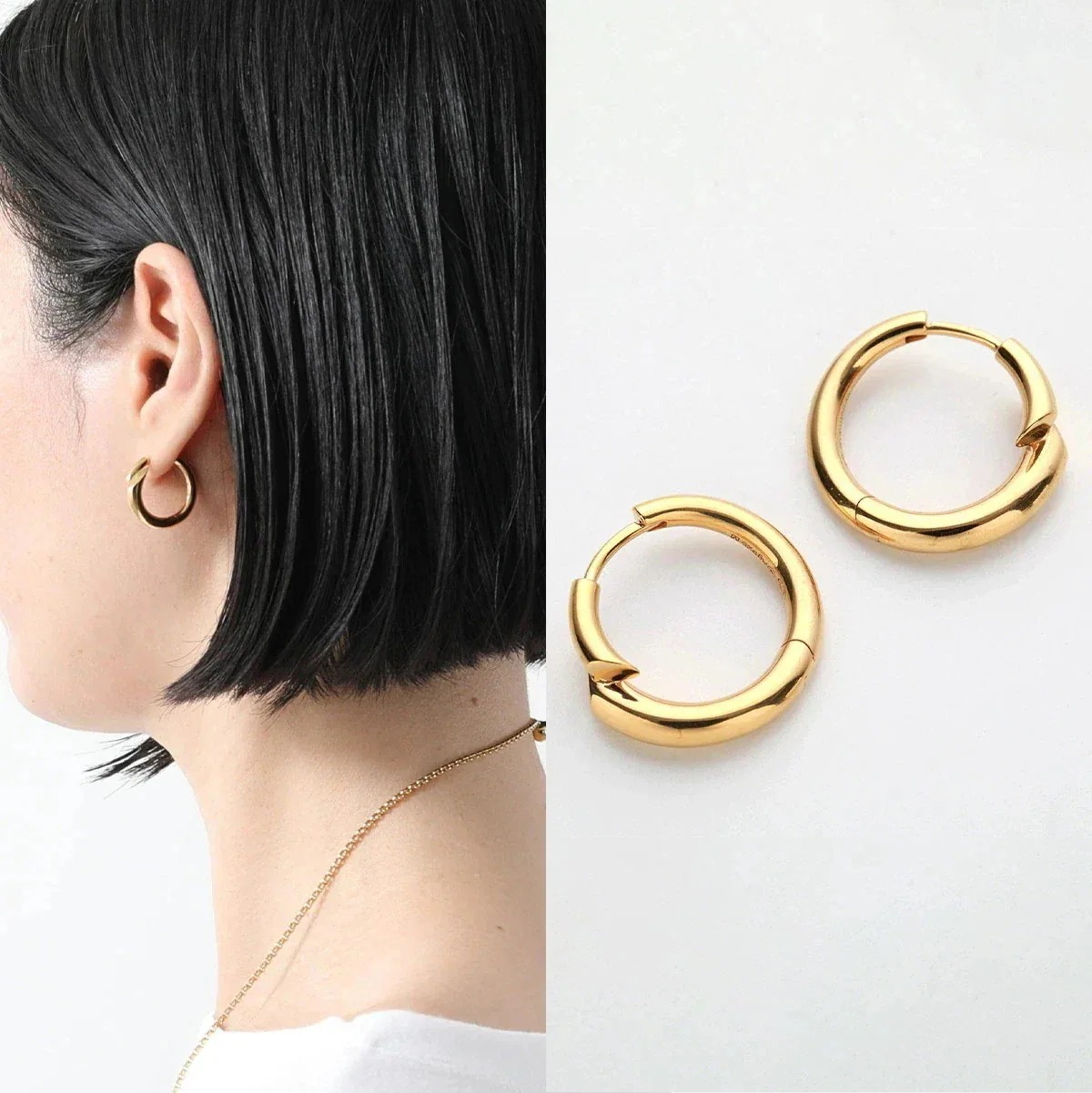 Charlotte Chesnais シャルロットシェネ フープピアス Creoles Biseau クレオール ビゾー 24BO130VER レディース アク 【ts】 【mega】