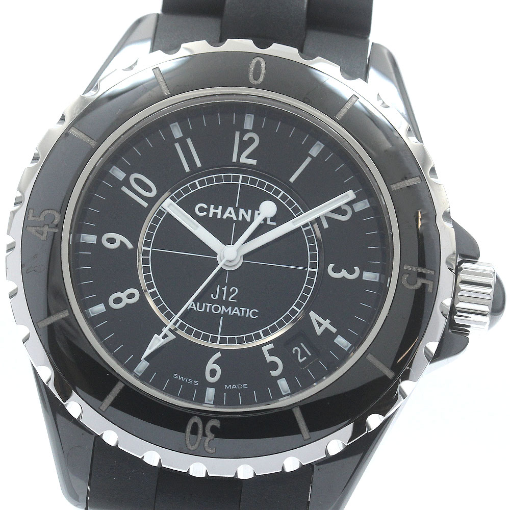 シャネル CHANEL H0684 J12 黒セラミック 38MM 自動巻き メンズ _891168【中古】