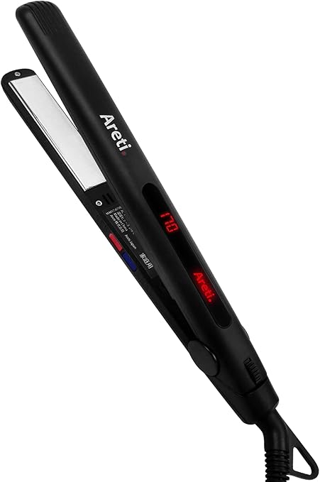 Areti（アレティ） ヘアアイロン ストレート ＆ カール 2way 20mm マイナスイオン メンズ i679BK オールマイティ