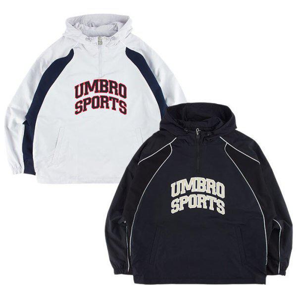 エンジニアードレタリングウーブンフードアノラック UQ121CWT24