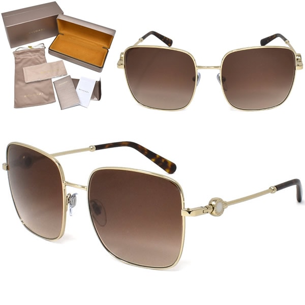 サングラス 0BV6165 278/13 57 サングラス スマート メンズ レディース ユニセックス ペイルゴールド ブラウングラデーション