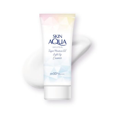 他サイト： 追跡あり スーパーモイスチャーUVライトアップエッセンス 70g 日焼け止め SPF50+ PA++++ ロート製薬の商品画像