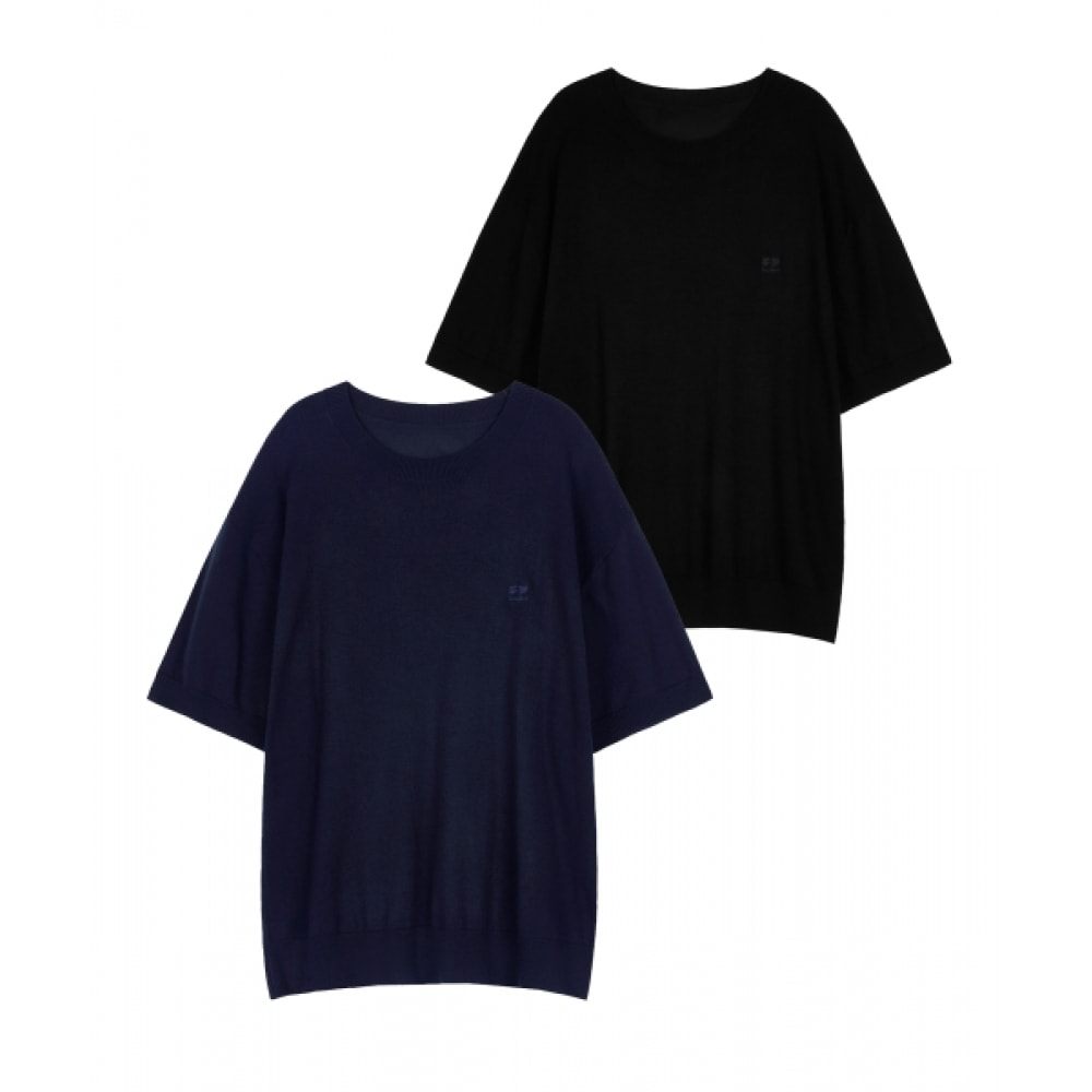 FREI [2PACK] ベーシックロゴハーフニット