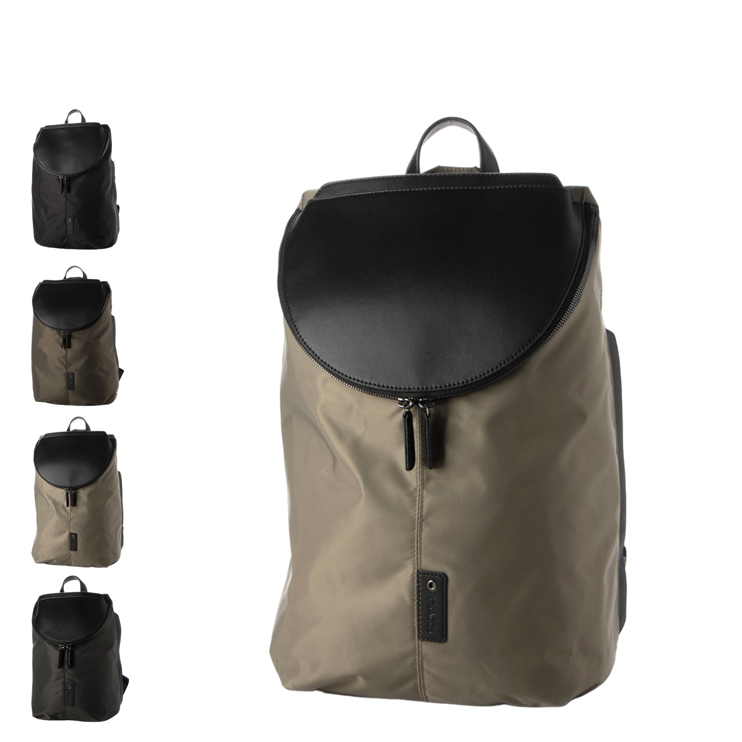 リュック バックパック レディース コーデュラ リサイクルレザー ラウンド 20-028-04