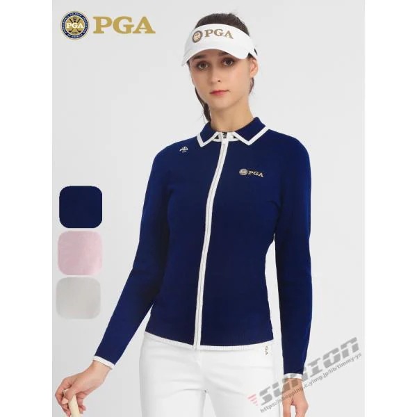 ゴルフ GOLF ウールセーター 秋 冬 レディース コート ゴルフウェア ニットセーター 防寒 暖かい プレゼント ギフト