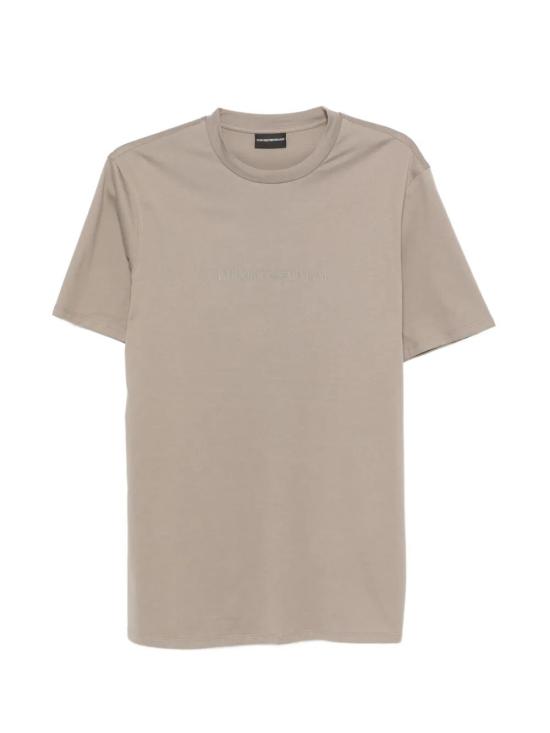 EMPORIO ARMANI Men Tops EM004583 AF13669 M8359 GREY BRAND LOGO