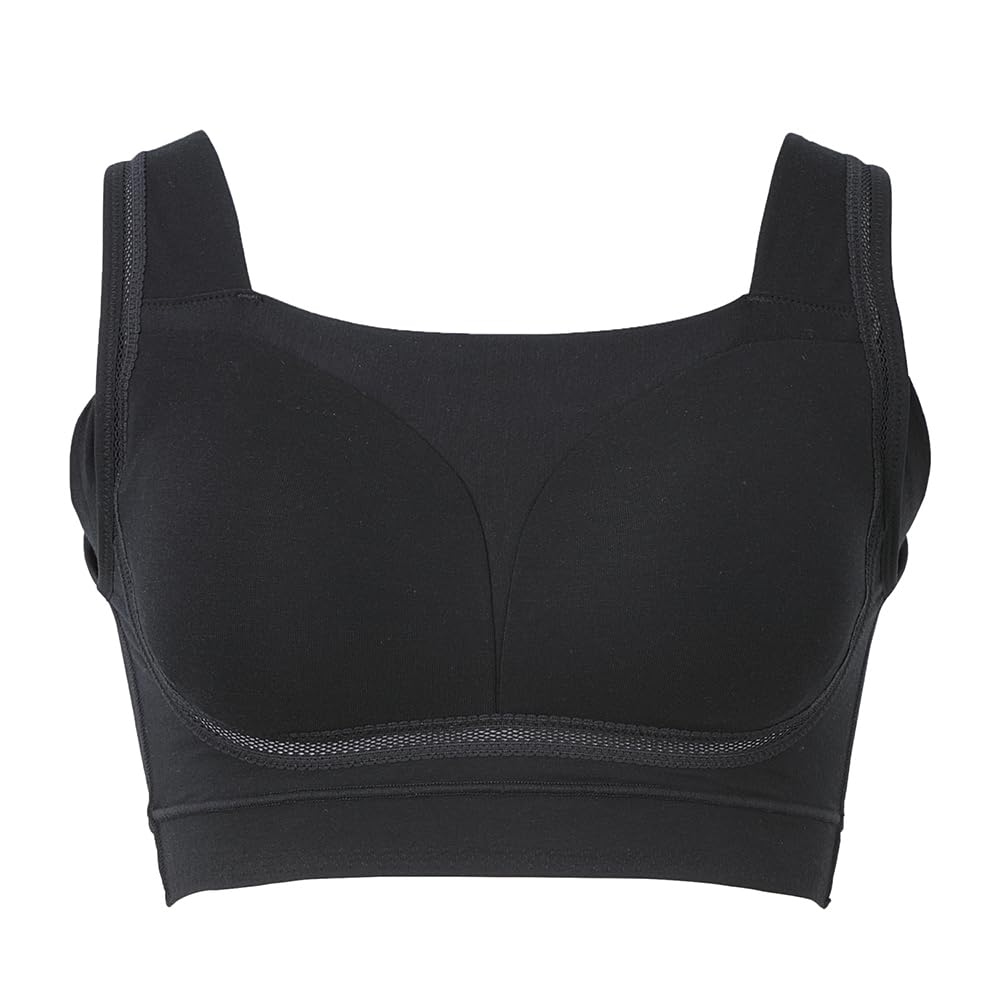 [ブラデリス ニューヨーク] ノンワイヤー補整ブラ ゆきねえとろりソフトシルク混ブラ25 ブラック L