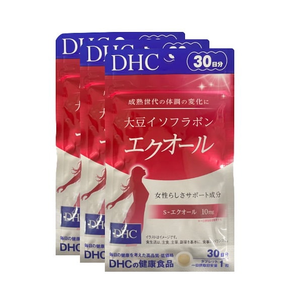 Qoo10] ディーエイチシー 【3袋セット】D H C 大豆イソフラボ