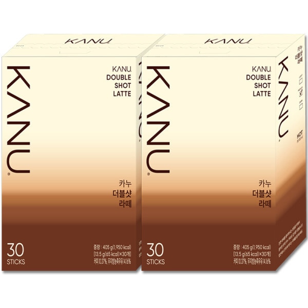 カヌー ダブルショット ラテ 30T x 2個 4,949円