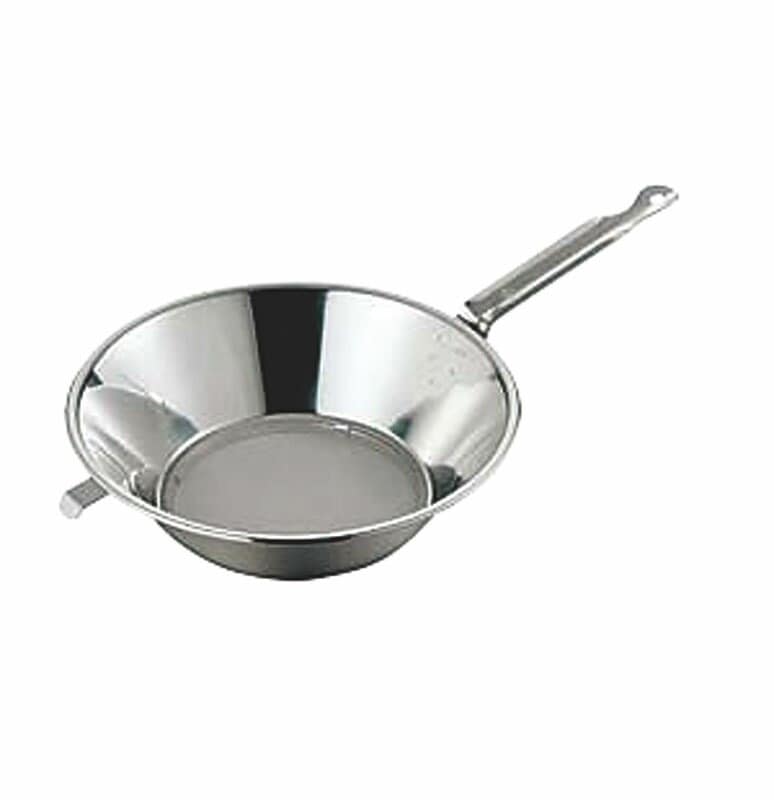 （まとめ買い）大屋金属 18-8替アミ式油こし 4号 [x3]