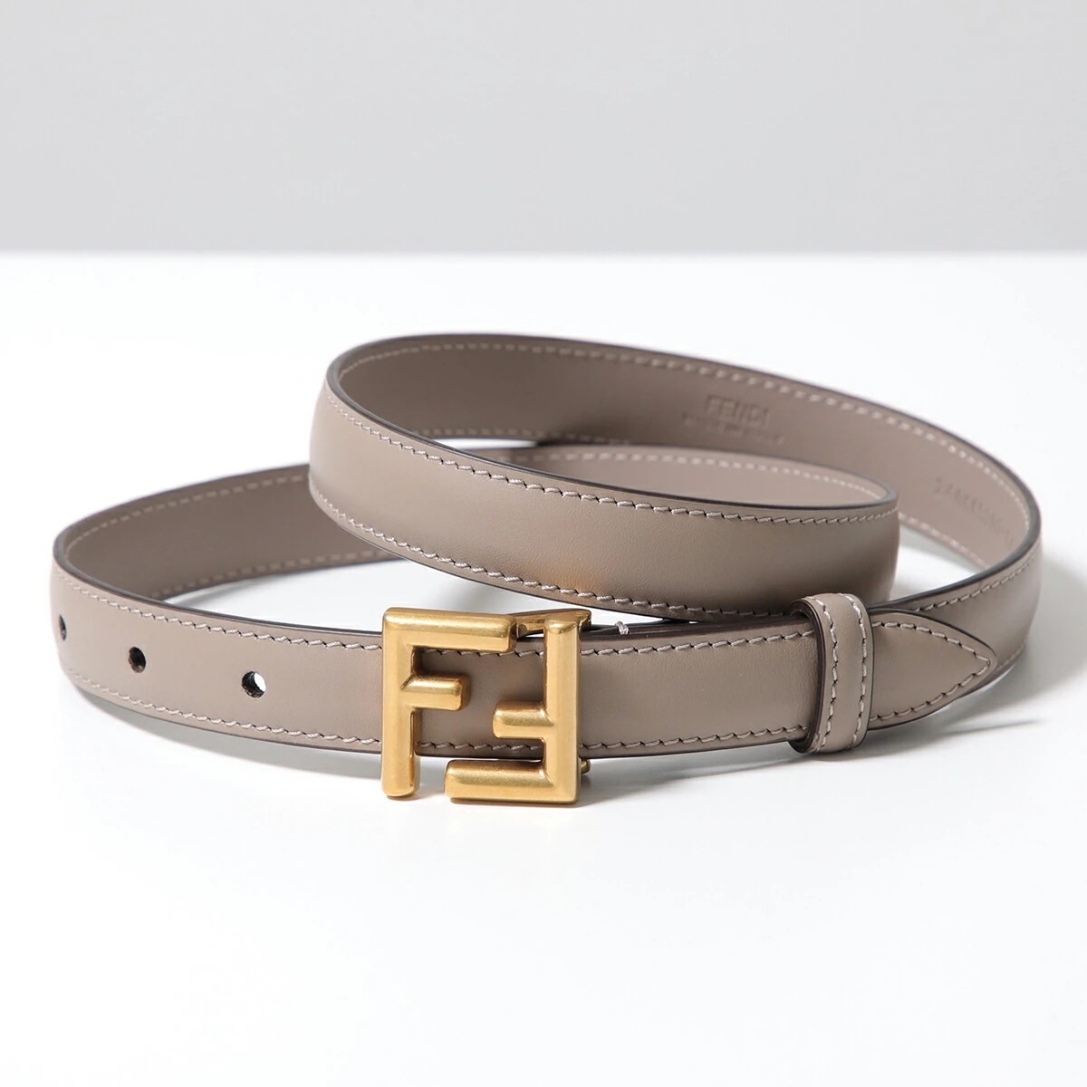 FENDI フェンディ ベルト 8C0648 AAIW レディース レザー FFロゴ ナローベルト カラー3色 8C0648AAIWF1550