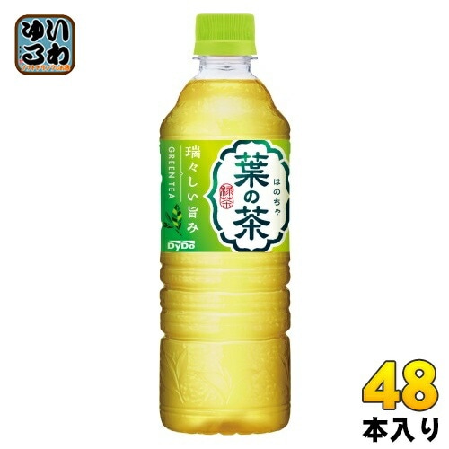 ダイドー 葉の茶 525ml ペットボトル 48本 (24本入×2 まとめ買い) お茶 緑茶 はのちゃ グリーンティー