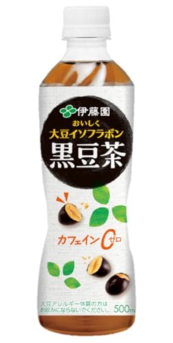 伊藤園 黒豆茶 500ml × 48本 (24本入×2ケース) おいしく大豆 イソフラボン【3～4営業日以内に出荷】