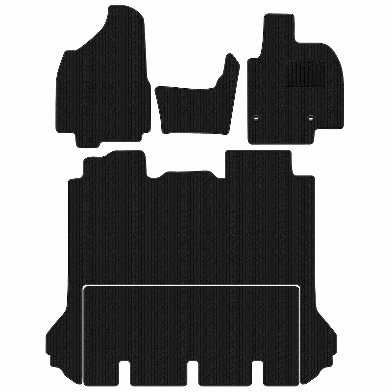 [優れた品質で安売りに挑戦]トヨタ エスティマ ハイブリッド 20系 後期 前席とラグマット 7人乗り 8人乗り兼用 [3色から選択]