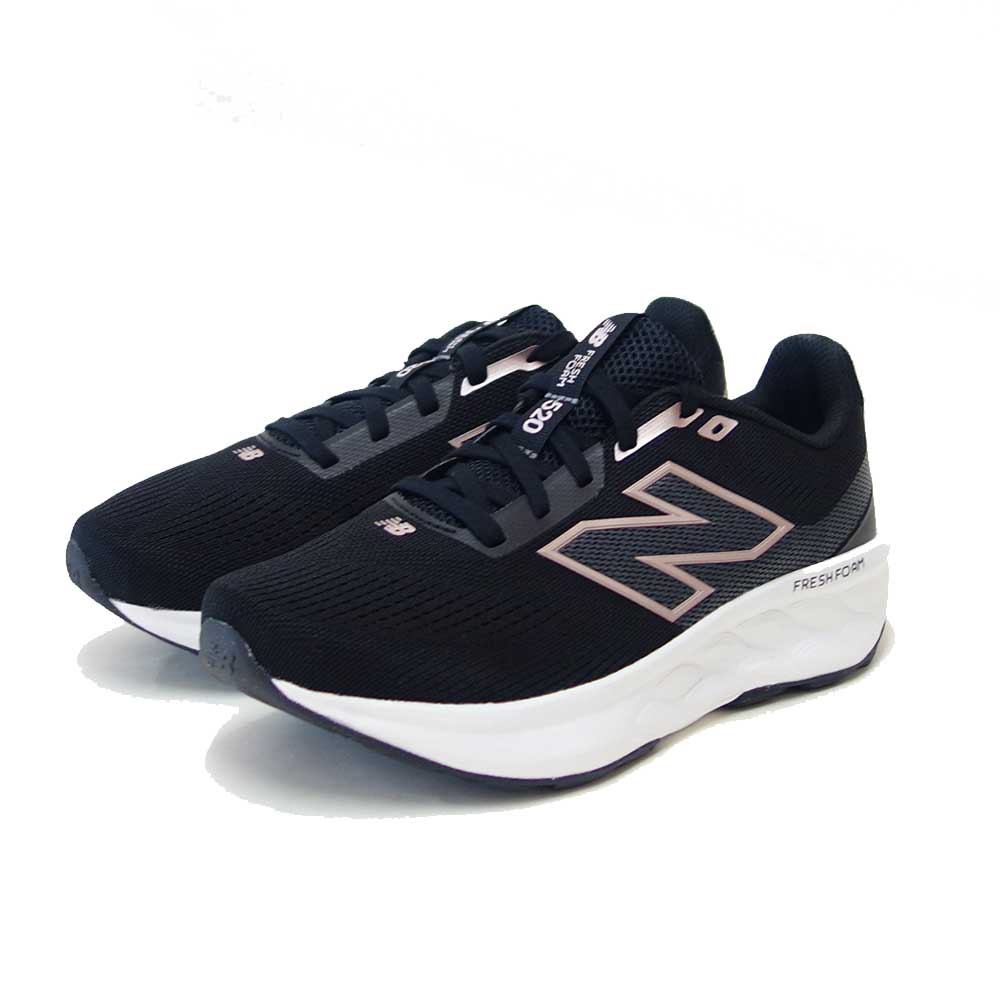 ニューバランス new balance Fresh Foam 520 v9 ブラック / ホワイト w520lk9（レディース） スニーカー ウォーキング ジョギング EE 2E 軽量