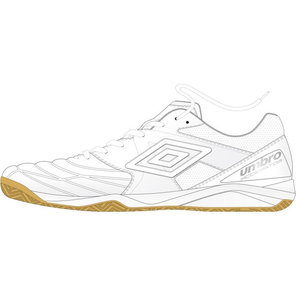 アンブロ UMBRO アクセレイターサラ WIDE IN UF2VJB02WW-WW サッカートレーニングシューズ