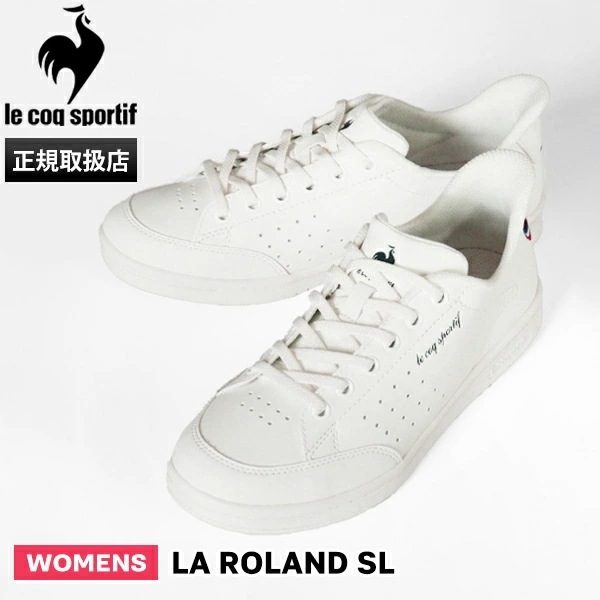 スニーカー レディース LA ROLAND SL ホワイト×ブラック 靴 QL3XJC06WB F ブランド [正規取扱店]