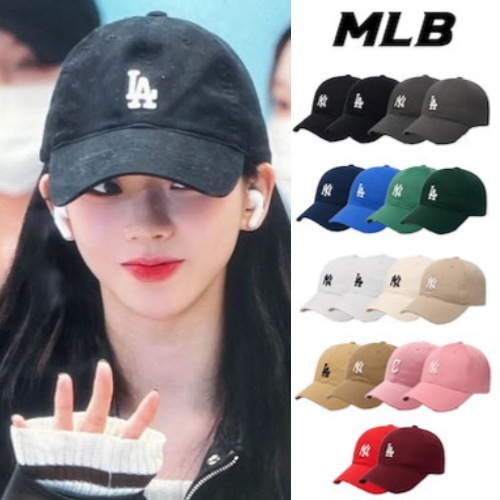 【AESPAカリーナ着用,チャウヌ着用】韓国人氣エムエルビーボールキャップ (18color) 韓国のファッションブランド 韓国芸能人帽子/アイドルスタイル