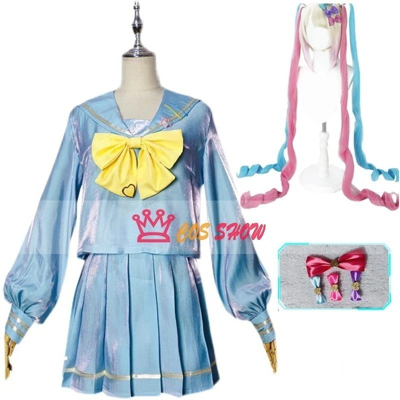 人気商品N0.1 NEEDY GIRL OVERDOSE ニーディガールオーバードーズ 超天醤 超絶最かわてんしちゃん コスプレ衣装 JK制服 cosplay 仮装 イベント クリスマス ハロウィン