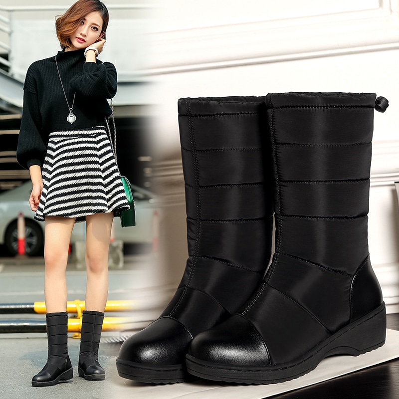 ロングブーツ レディース ブーツ スノーブーツ 雪靴 秋冬 ファー付き 大きいサイズ 疲れにくい 歩きやすい 大人 レディース靴 カジュアル 強力防滑 肌触りのいい 防滑 防寒 厚底 ブラック レッドロングブーツ