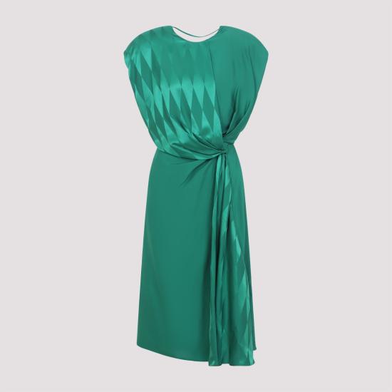 VERSACE Women Dresses 1025130 1A18234 1GC50 EMERALD
