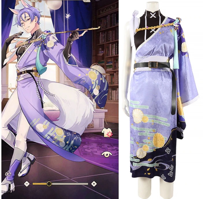 NU: カーニバル SR 神秘の妖狐 玖夜 コスプレ衣装 コスチューム