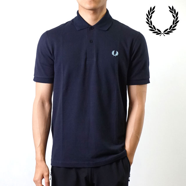 ポロシャツ ザ・オリジナル フレッドペリーシャツ [M3-795] THE ORIGINAL FRED PERRY SHIRT メンズ トップス 半袖 コットンピケ NAVY