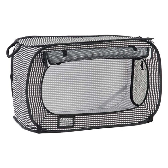 猫用ケージ ケージ キャットケージ ねこ ペット用 ペット用品 緊急時 防災 旅行 コンパクト 折りたためる 便利 安心 ストレスフリー ゆうパック発送(80cm) /猫壱ポータブルケージ単品