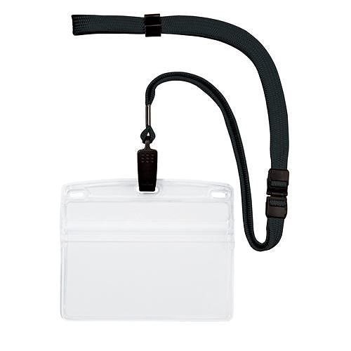 （まとめ買い）オープン工業 吊り下げ名札クリップ式 横特大10枚 黒 NL-21-BK 00023781 [x3]