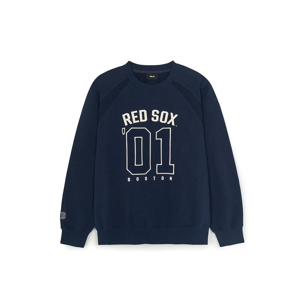 [MLB 公式] バーシティスポーティブナンバーグラフィックスウェットシャツ BOS (ネイビー) QHHC3AMTV0254-43NYS