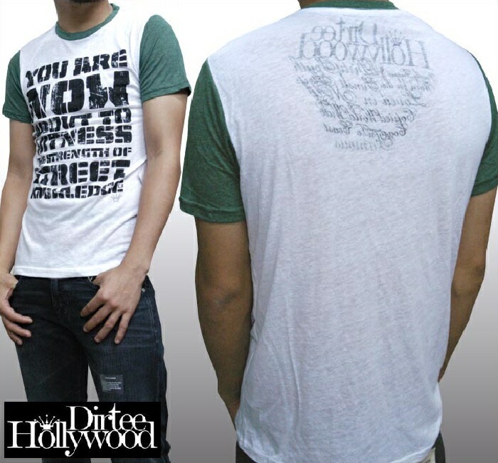 ダーティーハリウッド メンズ Tシャツ Dirtee Hollywood NOW WITTNESS モス LA セレブ Safari サファリ LEON レオン オーシャンズ 雑誌 掲載 ブランド ベ