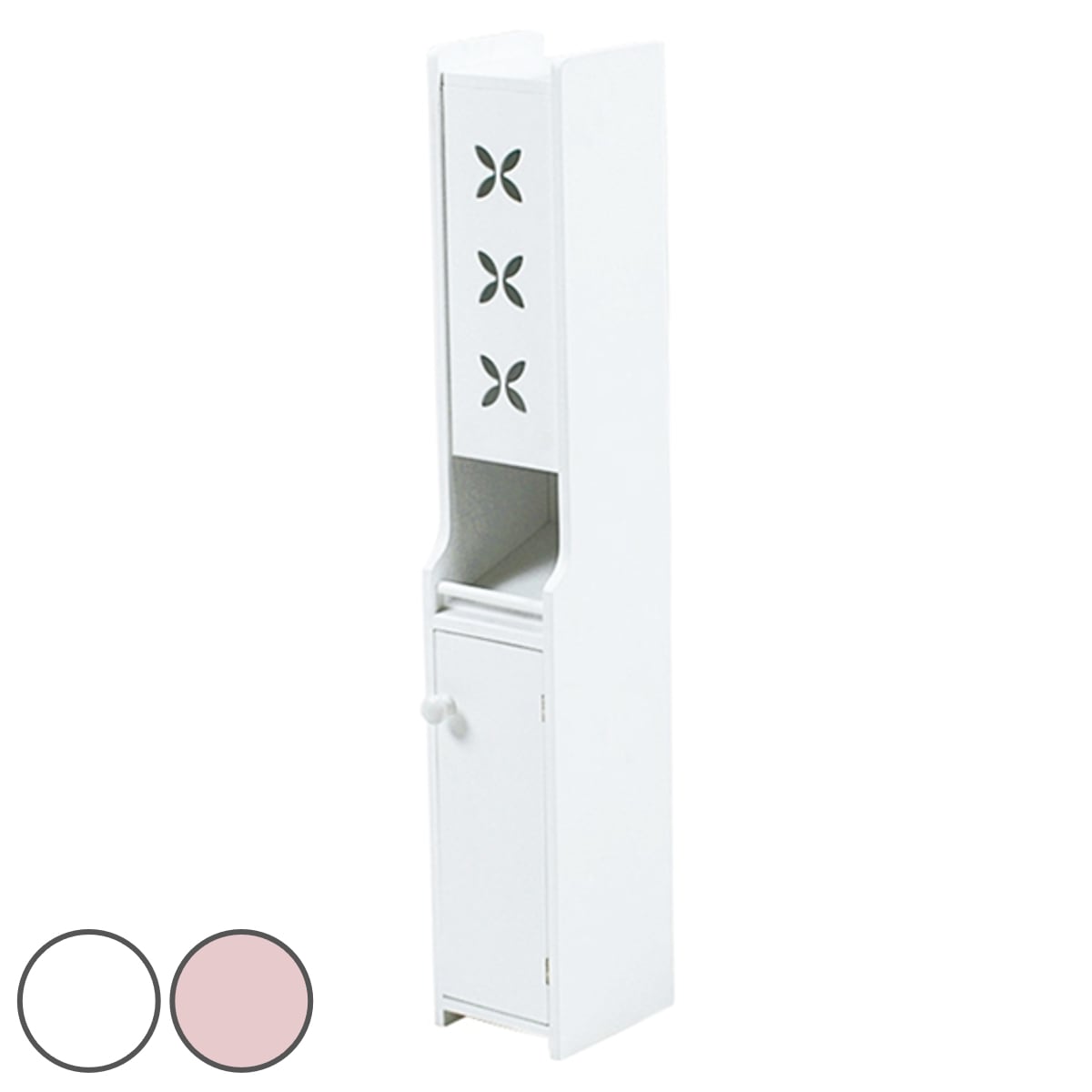 トイレラック スリム MTR-4008 トイレットペーパーストッカー 収納ラック トイレ収納 ラック トイレ収納ラック サニタリー収納 掃除道具収納