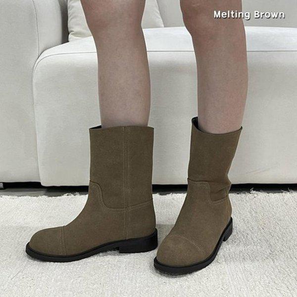 女性用秋ブーツ スエードブーツ K37