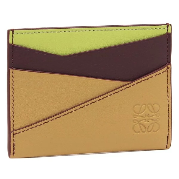 カードケース パズル プレーン カードホルダー ブラウン イエロー メンズ レディース ユニセックス C510Q77X06 1061
