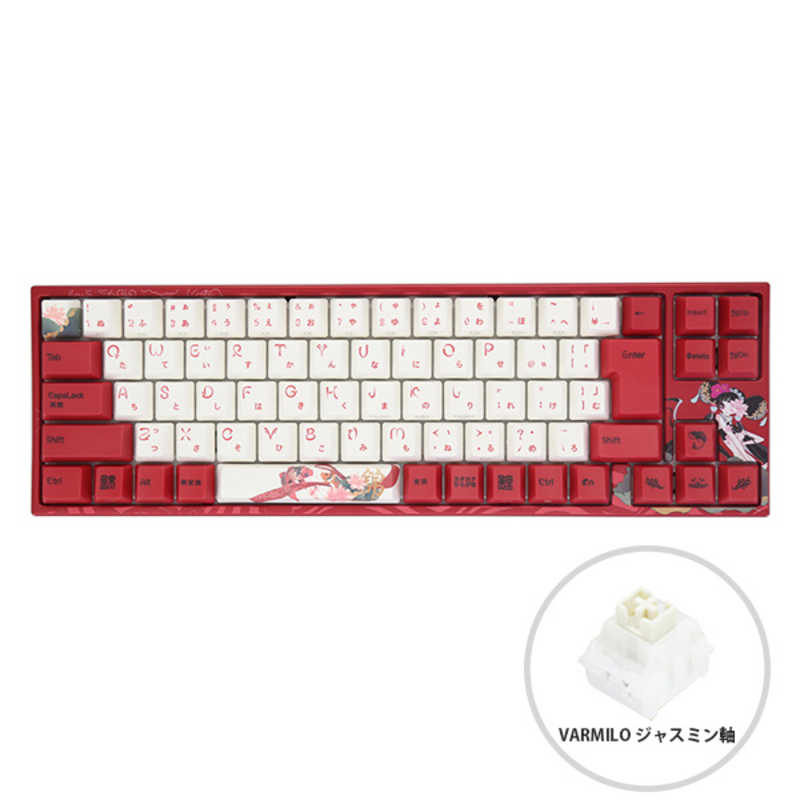 Varmilo　Koi 73 JIS Keyboard ゲーミングキーボード レッド ［有線 /USB］　VMMA73A039JS