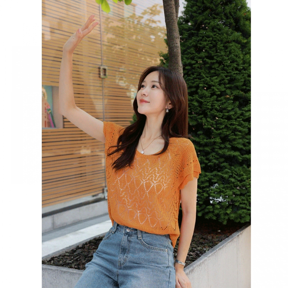 Click & Funny ロモントビスコースリボンスカーレット