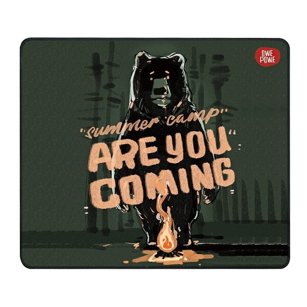 Owepowe ow-beasts-summer-camp-bear-4942 ゲーミングマウスパッド