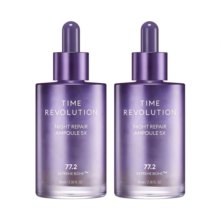 タイムレボリューションナイトリペアアンプル5X, 70ml, 2個