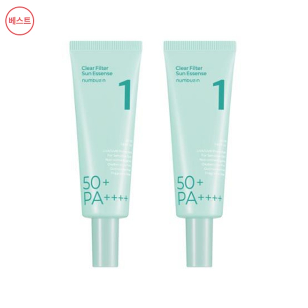 [クーリング鎮静]ナンバーズである1番清楚真正澄んだ水幕線クリーム50ml+50mlデュオ企画（SPF50+PA++++）