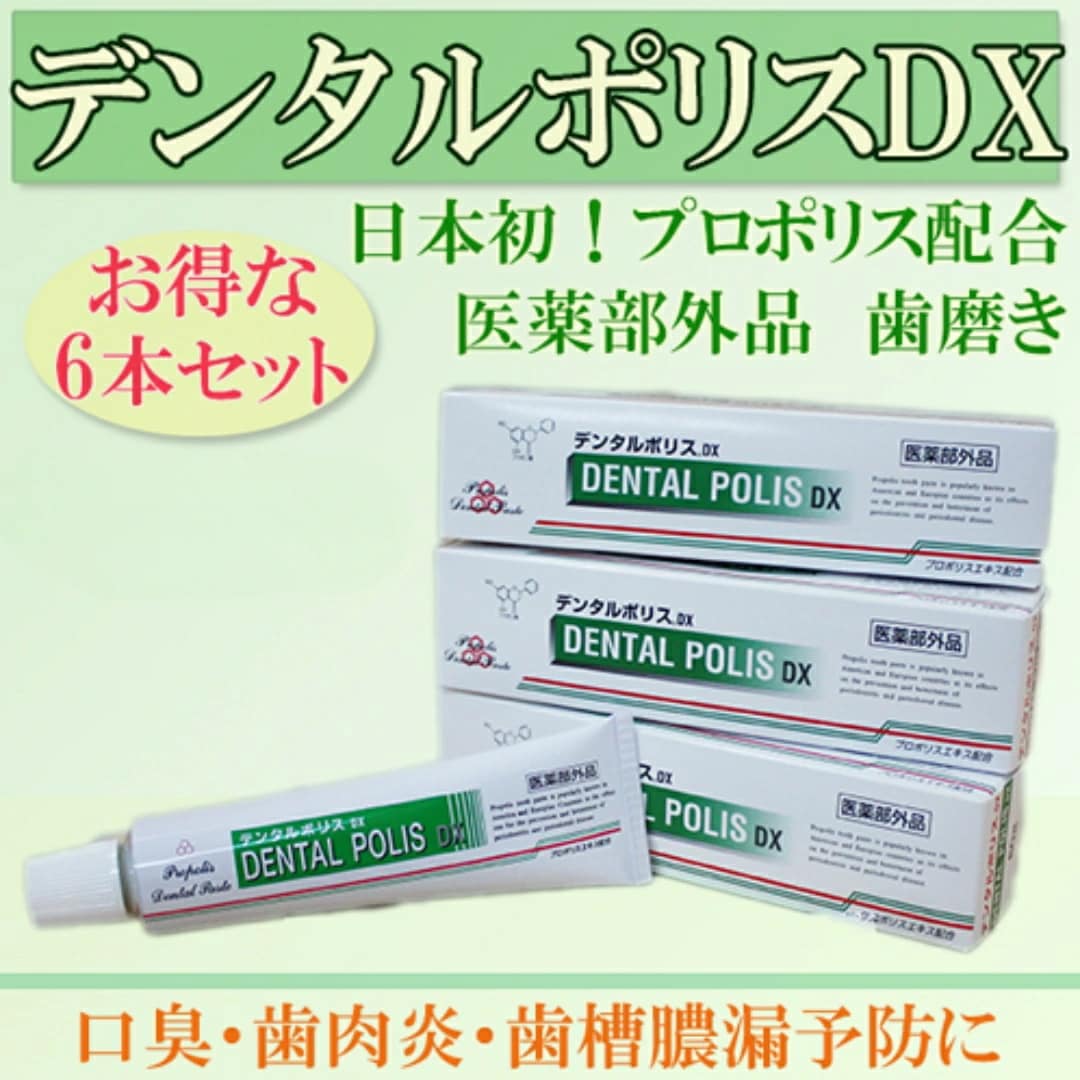 「デンタルポリスDX 80ｇ ×6本セット」医薬部外品