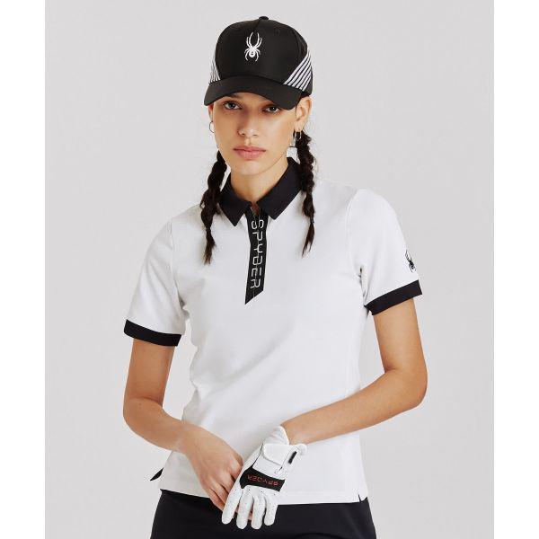 女性ゴルフプロウェブカラーTシャツSPIMCNTS291WWHT 659724