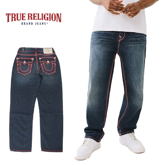 TRUE RELIGION TRUE BOBBY SUPER T TRIPLE LOGO BAGGY JEAN ボビー スーパーティー トリプルロゴ バギージーンズ メンズ デニム ジーパン ワイドパ