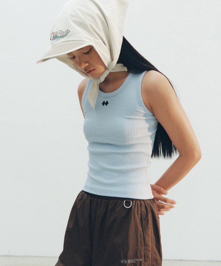 (W)Basic Logo Sleeveless Top