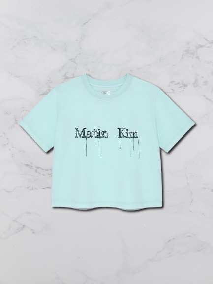 Qoo10 Matin Kim LOGO THREAD TOP ロゴ 半