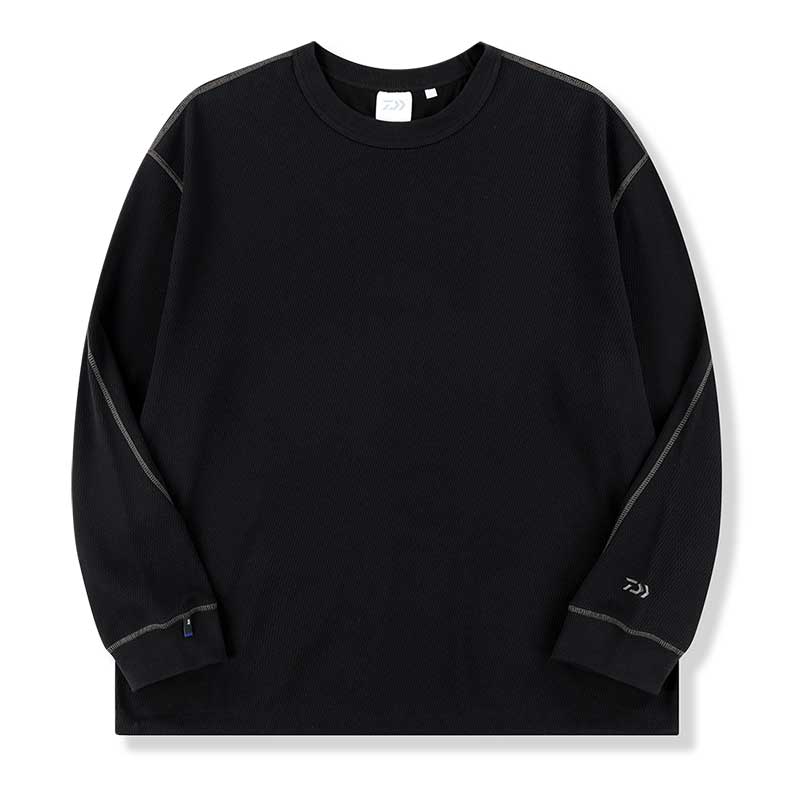 [SPECLIFE] Basic Waffle Jersey T-Shirt / Black